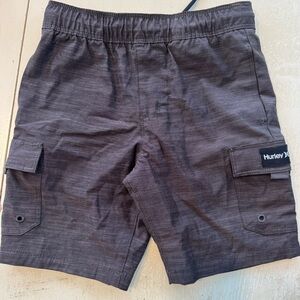 Hurley Boy’s Charcoal Cargo Shorts